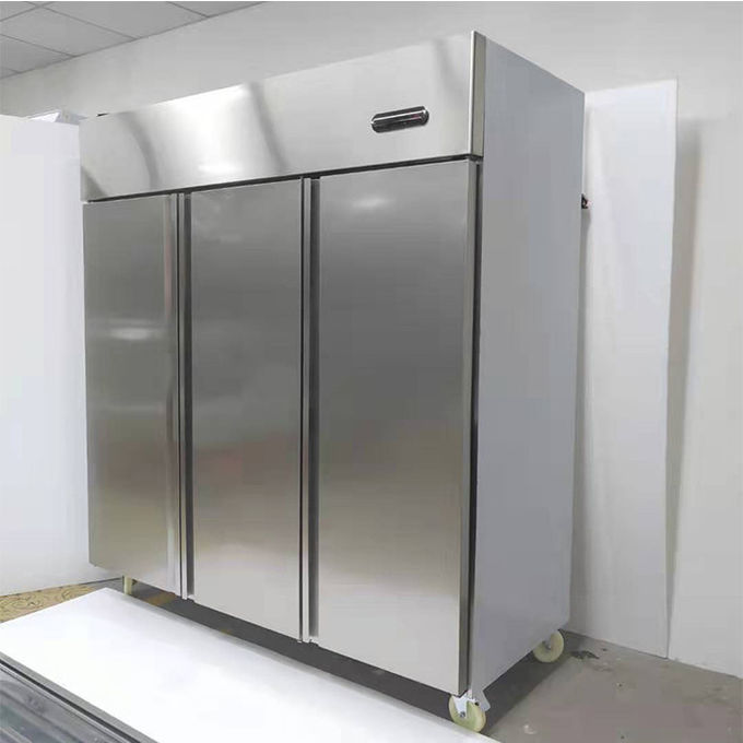 ODM R134A Freezer Kulkas Stainless Steel Komersial 0