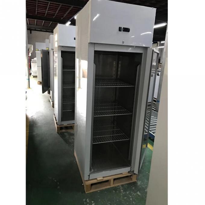 500L 260W Freezer Kulkas Stainless Steel Komersial 2