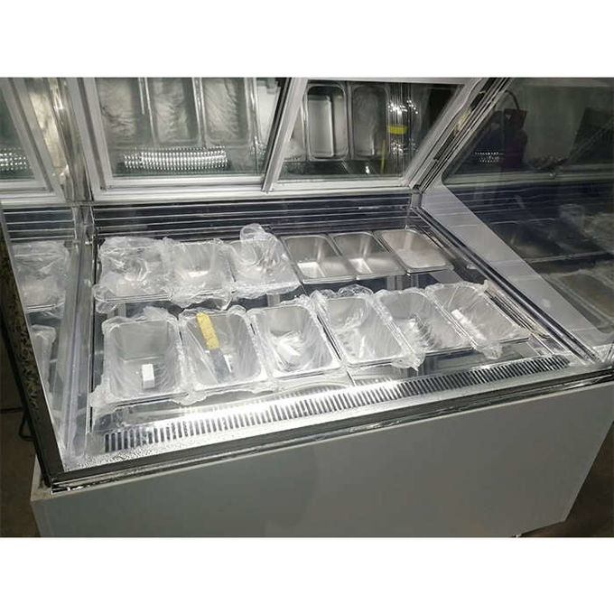 CE 1200mm Commercial Ice Cream Display Freezer 2