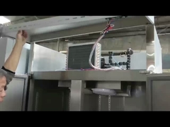 4 pintu 300W komersial stainless steel kulkas freezer