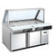 CE R134A Refrigerant 400W Freezer Kulkas Komersial