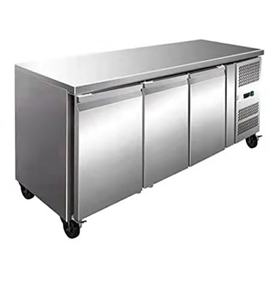 Kipas Pendingin Stainless Steel Under Counter Kulkas Dengan CE 1.2m 1.5m 1.8m