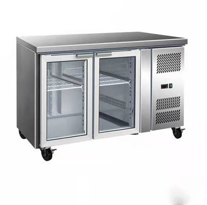 Kipas Pendingin Stainless Steel Under Counter Kulkas Dengan CE 1.2m 1.5m 1.8m