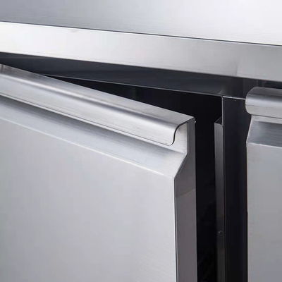 Kipas Pendingin Stainless Steel Under Counter Kulkas Dengan CE 1.2m 1.5m 1.8m