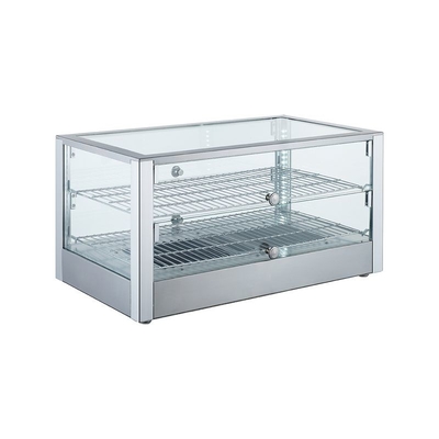 Counter Top Commercial Food Warmer Display Self Full Service Dua Tiga Rak