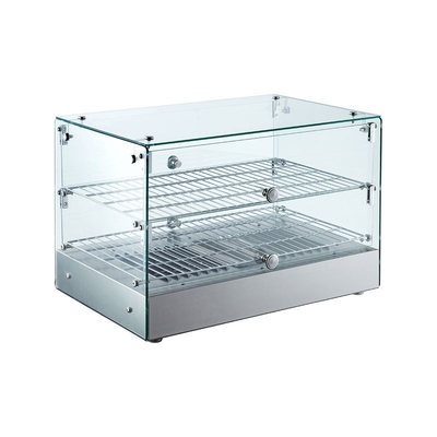 Counter Top Commercial Food Warmer Display Self Full Service Dua Tiga Rak