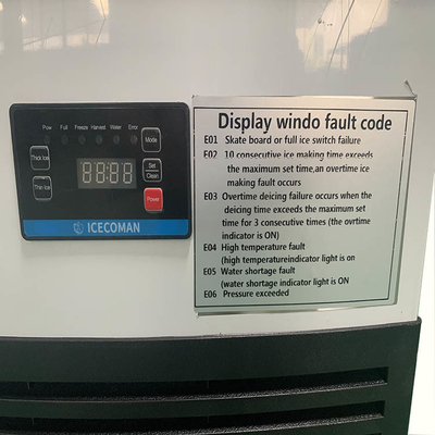 Panel Kontrol Portable Ice Maker Komersial Mini Ice Maker Mesin Untuk Rumah