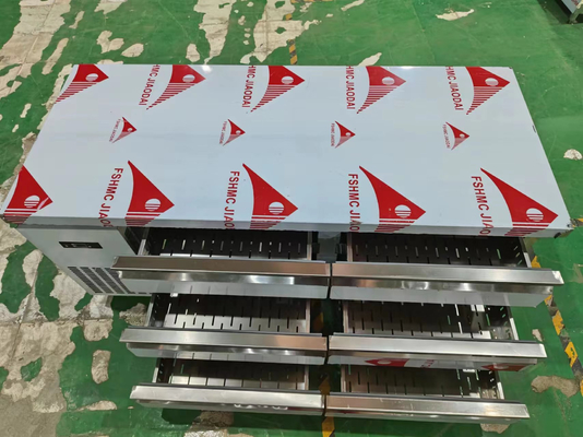 6-Drawers Counter Table Commercial stainless steel Counter Chiller Drawers Kulkas meja kerja