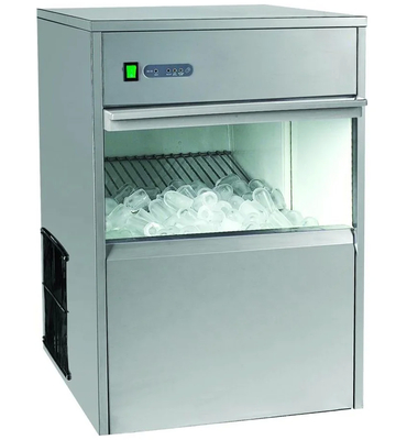 Stainless Steel Commercial Ice Cube Maker ETL NSF Bersertifikat dengan Secop Copeland Tecumseh Compressor