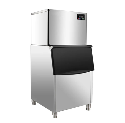 Volume 220V stainless steel Ice Cube Maker ETL/NSF bersertifikat sistem pendingin udara 342 Ice Cube Tray