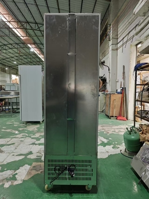 Komersial vertikal kulkas minuman display kulkas dengan pintu kaca