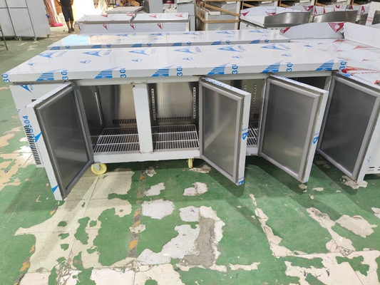 Komersial Counter Chiller Resipi Resipi Ringan Dapur Meja Kerja