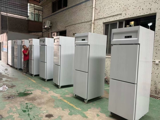 Dapur lemari es tegak dengan 14 baki di dalam Peralatan toko roti komersial Guangzhou produsen peralatan