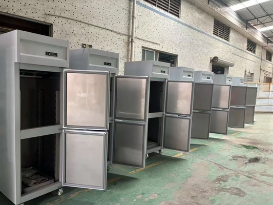 Dapur lemari es tegak dengan 14 baki di dalam Peralatan toko roti komersial Guangzhou produsen peralatan
