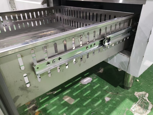 Komersial Undercounter Kulkas 4 laci Dengan Backsplash Meja Dapur Disesuaikan