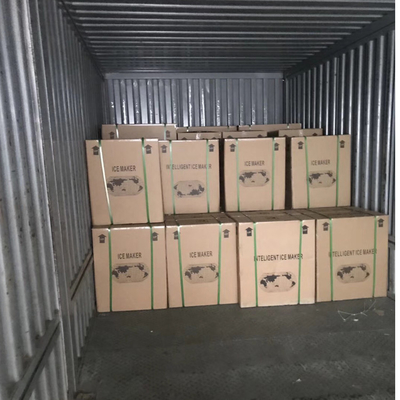 Guangzhou manufaktur 500kgs untuk 1000kgs Mesin pembuat es kubus komersial dengan pendingin kipas CE Untuk pabrik es dan klub
