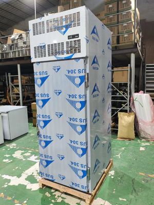 15 Tray Blast Freezer Kulkas komersial dingin -40 derajat Suhu rendah