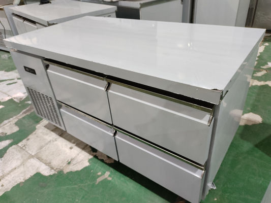 Komersial laci Counter Top 4 laci Di bawah Counter Dapur meja kerja kulkas
