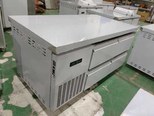 Komersial laci Counter Top 4 laci Di bawah Counter Dapur meja kerja kulkas