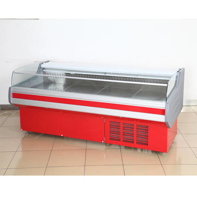 Kotak Display Daging Deli 200L 8ft Terbuka Atas Untuk Toko