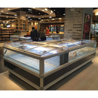 R404A Supermarket Island Freezer
