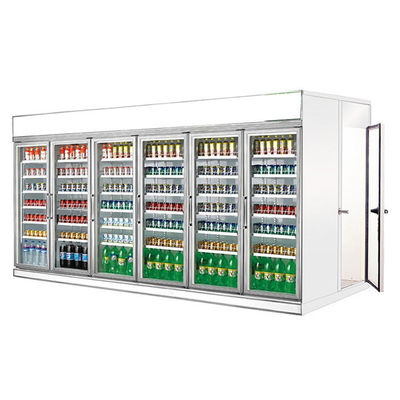 700mm Door R404a Walk In Cooler Freezer untuk Display minuman