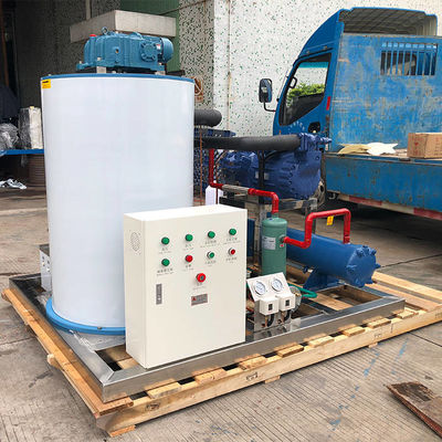 316 stainless steel 22.4KW Pembuat Es Flake Air Laut