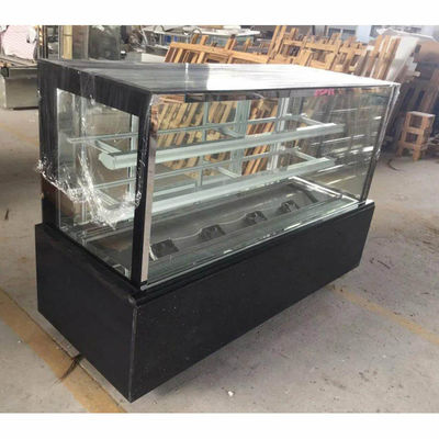 Pendinginan Efisien 1.5m Square Bakery Display Kulkas