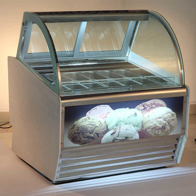 CE R404a Refrigerant 5ft Ice Cream Display Kulkas