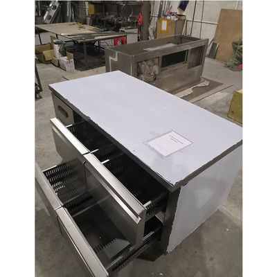 304SS 250W Commercial Fridge Freezer untuk dapur