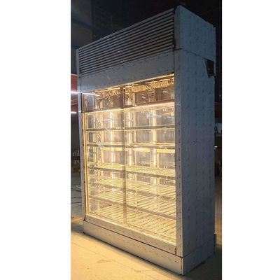 Pintu ayun Kulkas Display anggur Tegak ODM