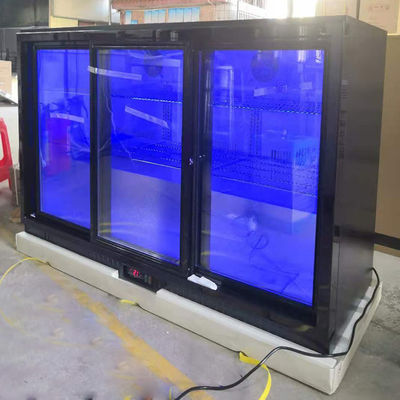 Kulkas 3 Pintu 330L Under Counter Bar Dengan Cahaya Biru