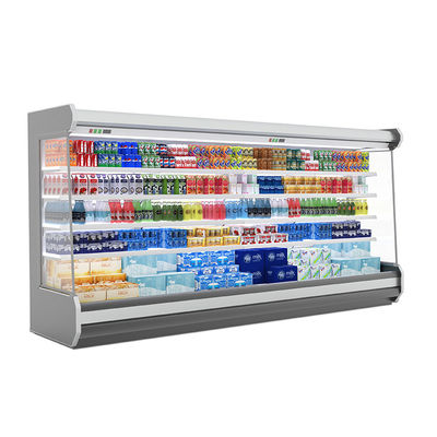 Tipe Jarak Jauh Supermarket Vertikal Multideck Open Chiller