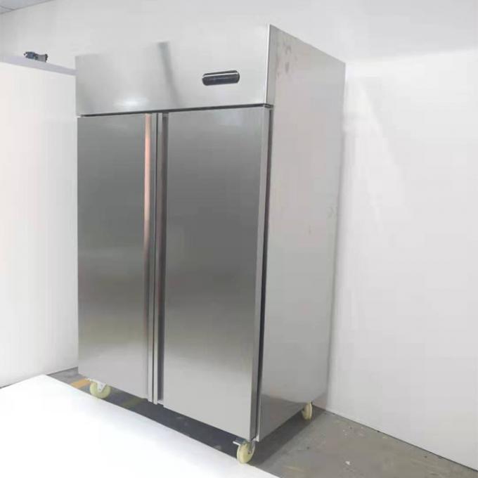 Yxfridge Pintu Ganda Stainless Steel Freezer Komersial 1